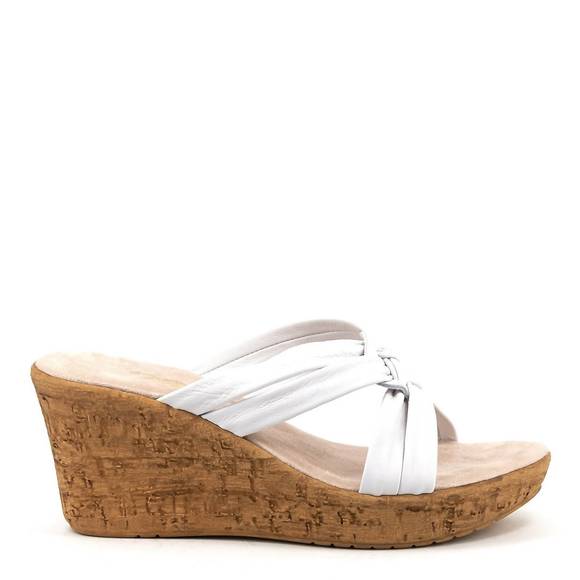 NEW ONEX women's bethany wedge in white - Picture 1 of 3